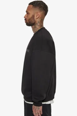 Sweater<Dropsize Heavy Oversize Hd Print Sweater Black