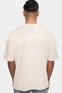 T-Shirt<Dropsize Heavy Oversize Hd Print T-Shirt Coconut Milk