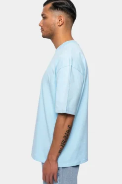 T-Shirt<Dropsize Heavy Oversize Hd Print T-Shirt Baby Blue