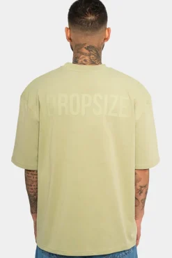 T-Shirt<Dropsize Heavy Oversize Hd Print T-Shirt Pistachio