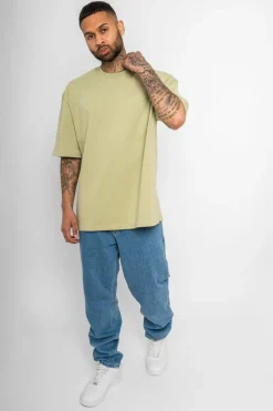 T-Shirt<Dropsize Heavy Oversize Hd Print T-Shirt Pistachio