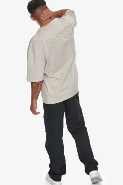 T-Shirt<Dropsize Heavy Oversize Hd Print T-Shirt Moonbeam