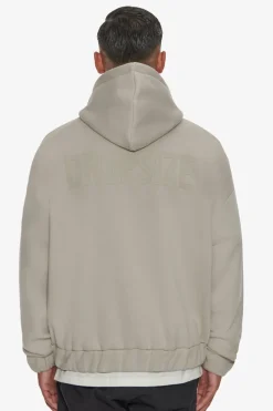 Zipper<Dropsize Heavy Oversize Hd Print Zip Hoodie Stone