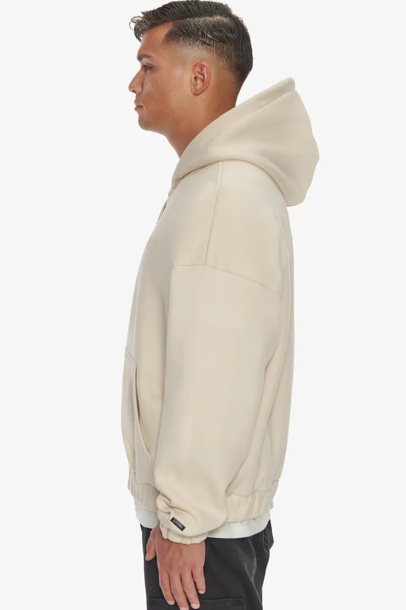 Zipper<Dropsize Heavy Oversize Hd Print Zip Hoodie Coconut