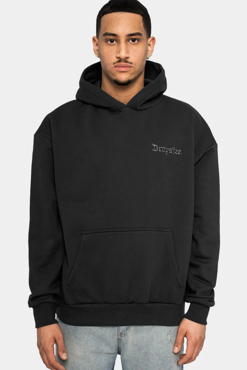Hoodie<Dropsize Heavy Oversize Hoodie Crew Love V2 Washed Black