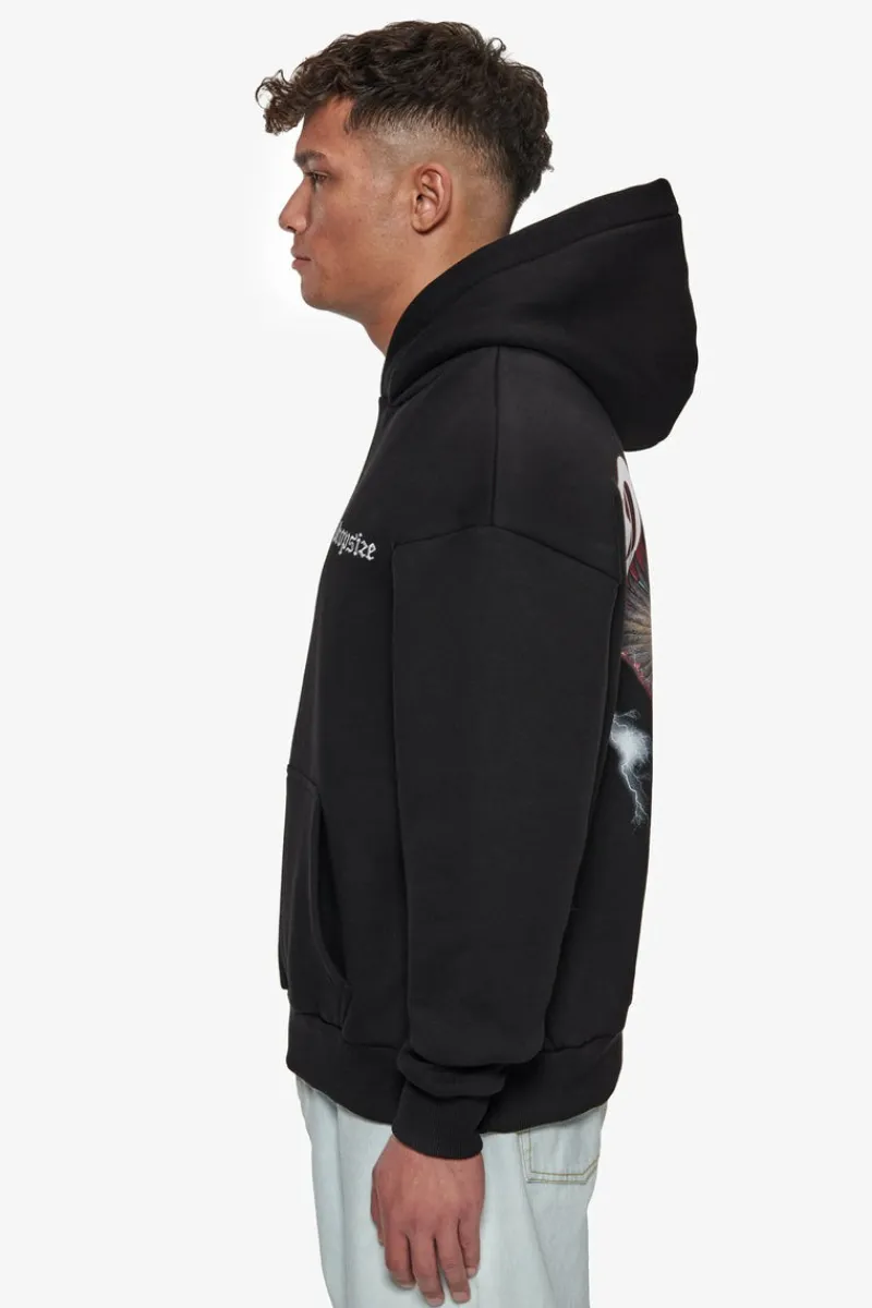 Hoodie<Dropsize Heavy Oversize Hunting Season Eagle Hoodie Black