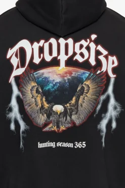 Hoodie<Dropsize Heavy Oversize Hunting Season Eagle Hoodie Black