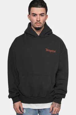 Hoodie<Dropsize Heavy Oversize In God We Trust Hoodie Washed Black