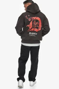 Hoodie<Dropsize Heavy Oversize In House Hoodie Washed Black
