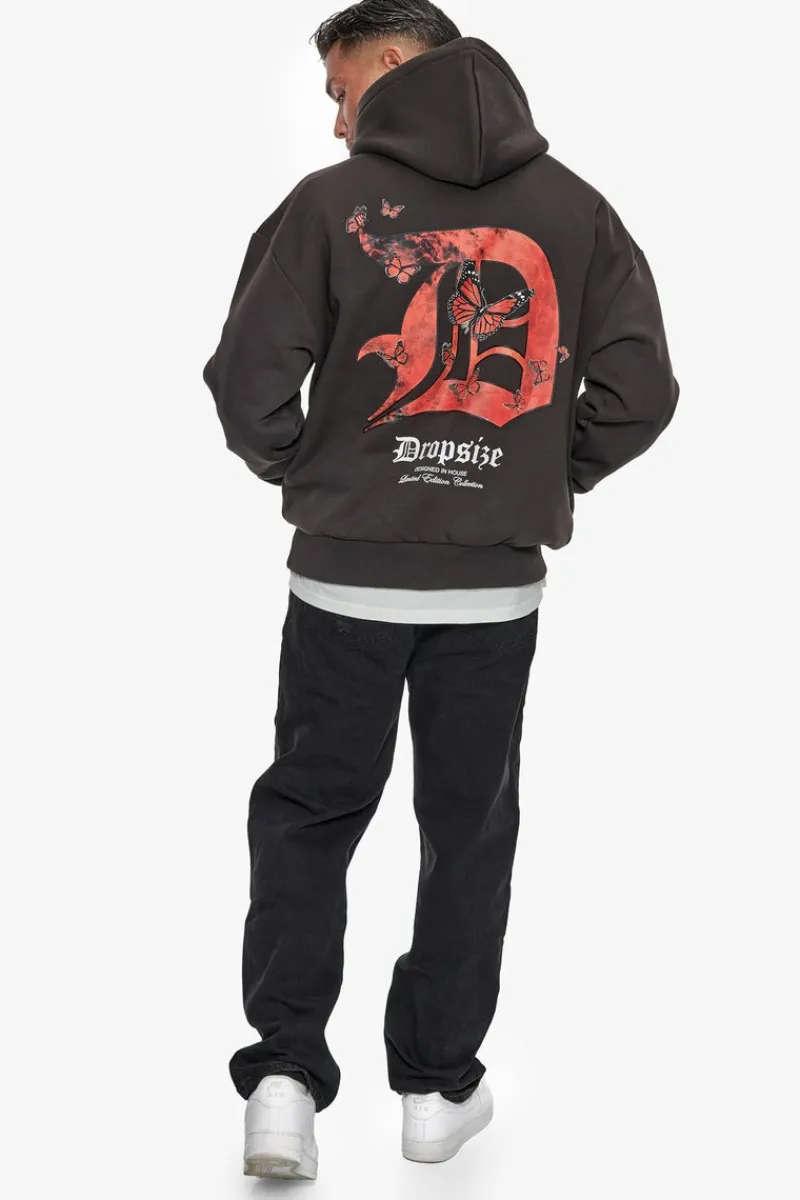 Hoodie<Dropsize Heavy Oversize In House Hoodie Washed Black