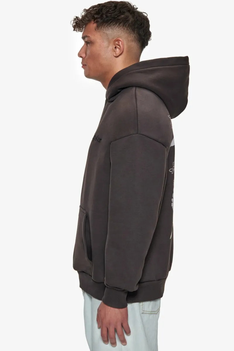 Hoodie<Dropsize Heavy Oversize Kheir Hoodie Washed Black