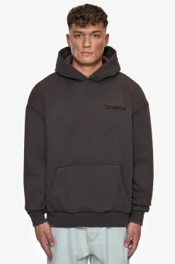 Hoodie<Dropsize Heavy Oversize Kheir Hoodie Washed Black