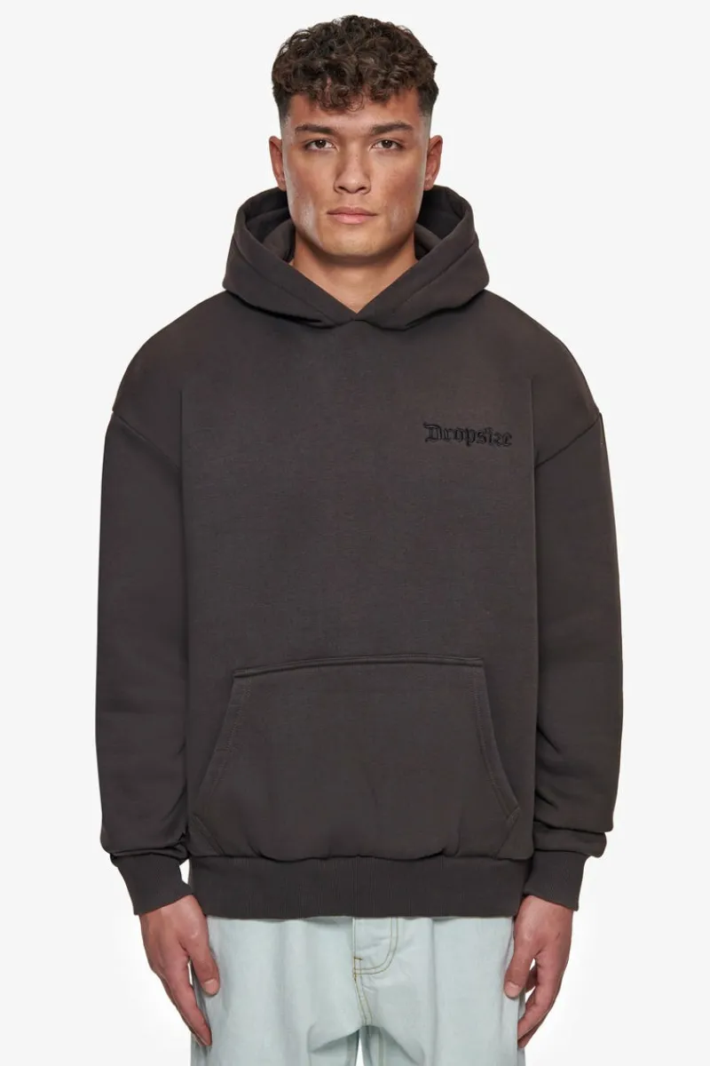 Hoodie<Dropsize Heavy Oversize Kheir Hoodie Washed Black