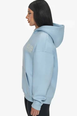 Frauen<Dropsize Heavy Oversize Ladies Sportsclub Hoodie Baby Blue