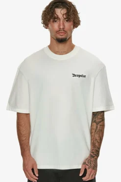 T-Shirt<Dropsize Heavy Oversize Legends Never Die T-Shirt Cream White