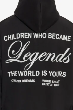 Zipper<Dropsize Heavy Oversize Legends Zip Hoodie Black