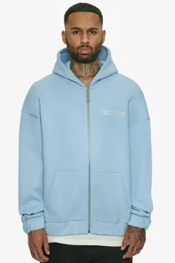 Zipper<Dropsize Heavy Oversize Legends Zip Hoodie Baby Blue