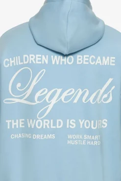 Zipper<Dropsize Heavy Oversize Legends Zip Hoodie Baby Blue