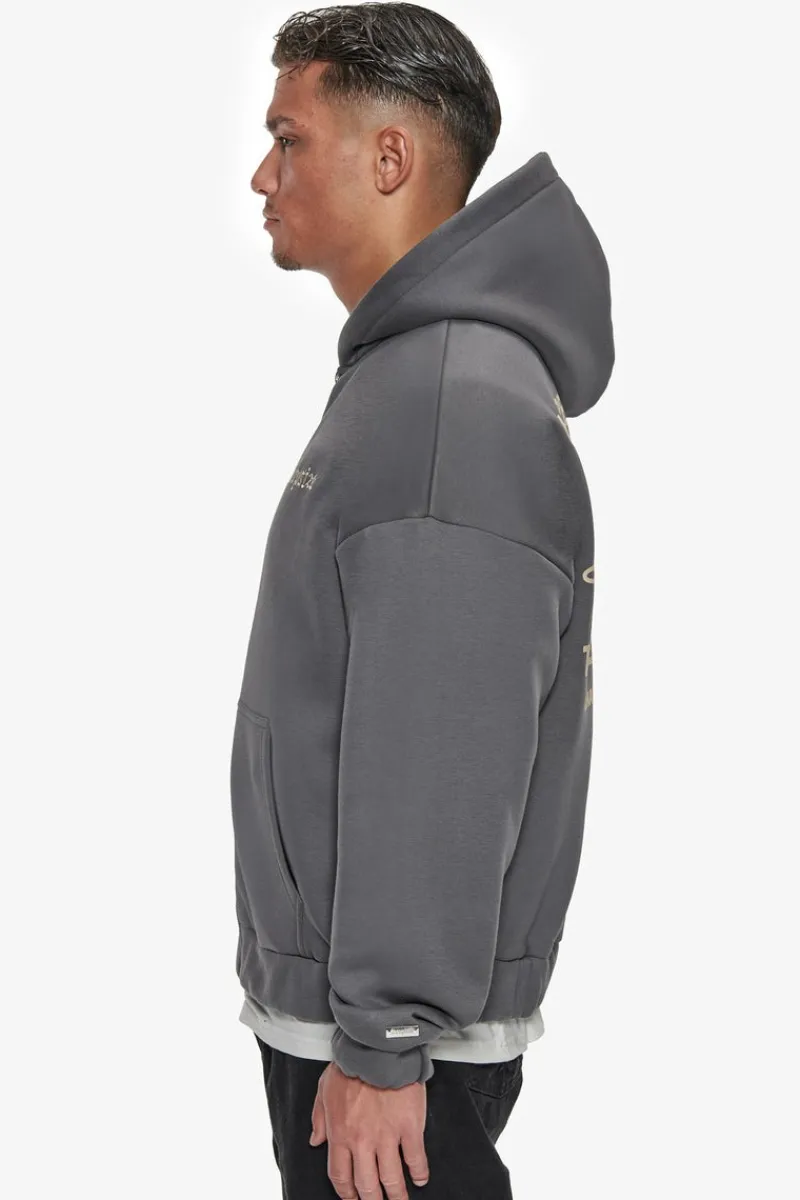 Zipper<Dropsize Heavy Oversize Legends Zip Hoodie Grey