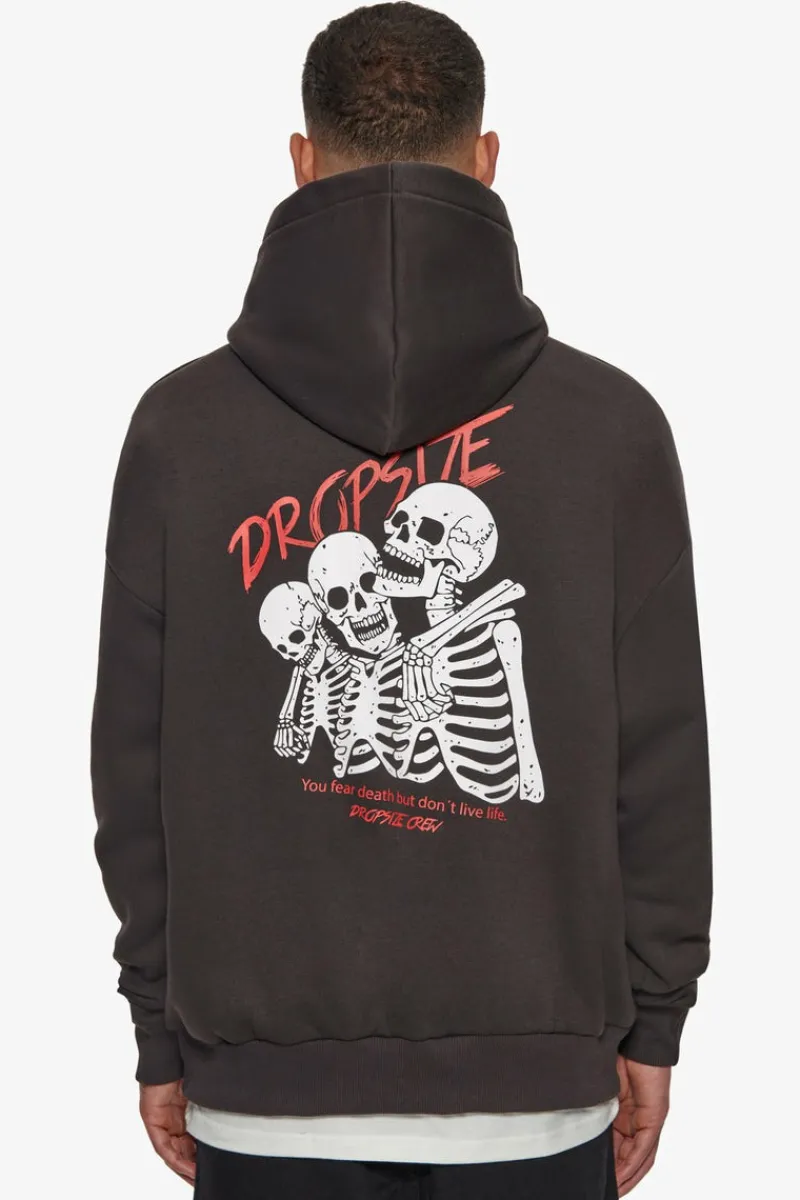 Hoodie<Dropsize Heavy Oversize Live Life Hoodie Washed Black