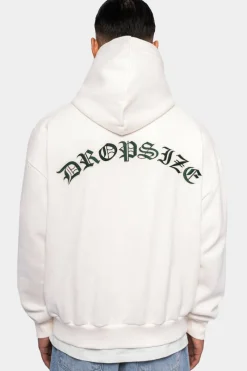 Hoodie<Dropsize Heavy Oversize Logo Backprint Hoodie Cream White