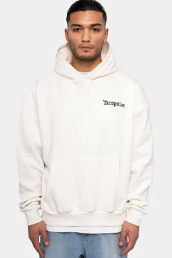 Hoodie<Dropsize Heavy Oversize Logo Backprint Hoodie Cream White