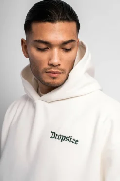 Hoodie<Dropsize Heavy Oversize Logo Backprint Hoodie Cream White