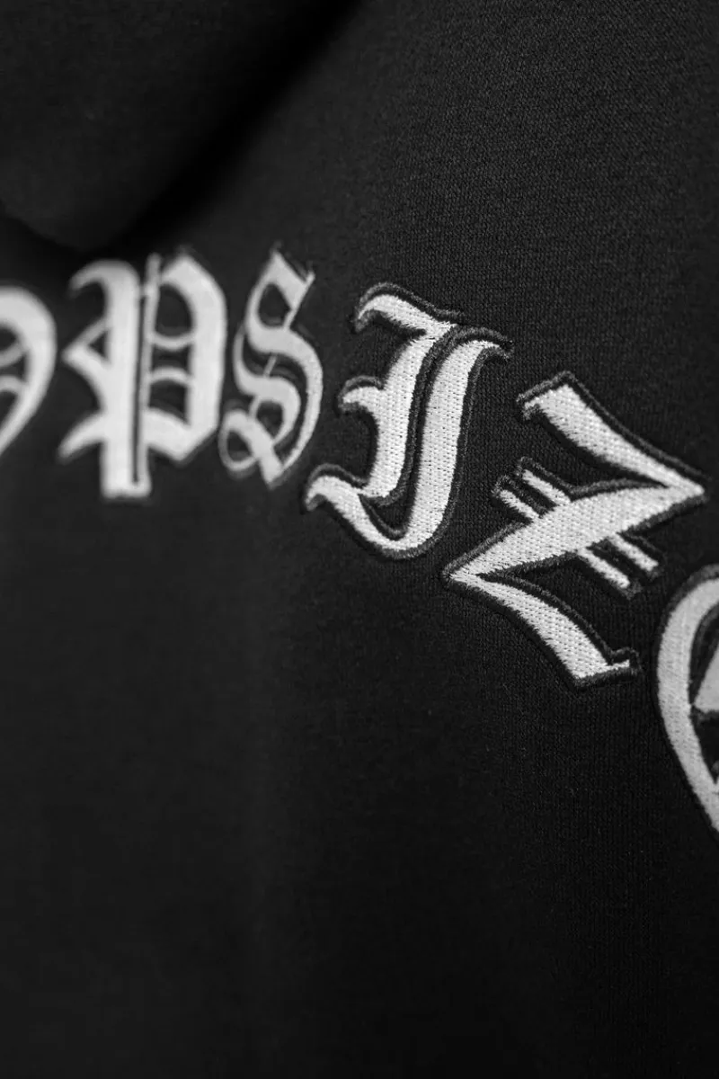Hoodie<Dropsize Heavy Oversize Logo Backprint Hoodie Black