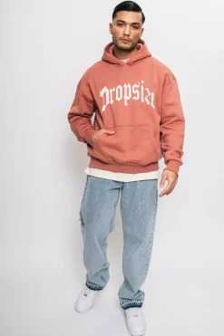 Hoodie<Dropsize Heavy Oversize Logo Design Hoodie Clay