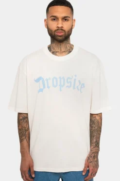 T-Shirt<Dropsize Heavy Oversize Logo T-Shirt Coconut Cream