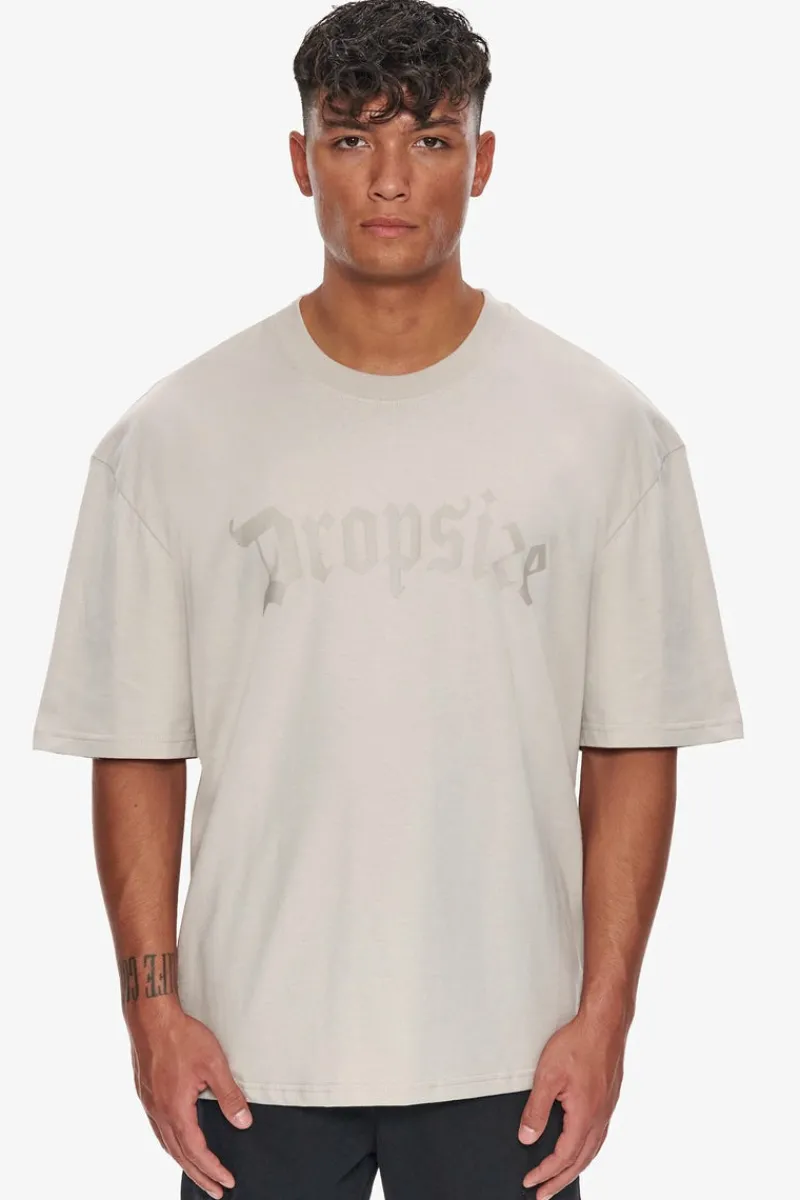 T-Shirt<Dropsize Heavy Oversize Logo T-Shirt Moonbeam