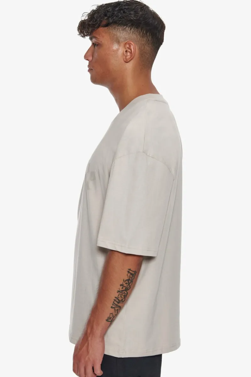 T-Shirt<Dropsize Heavy Oversize Logo T-Shirt Moonbeam