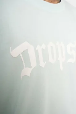 T-Shirt<Dropsize Heavy Oversize Logo T-Shirt Salt Air