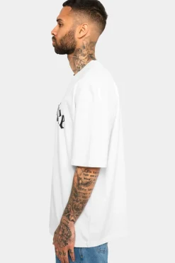 T-Shirt<Dropsize Heavy Oversize Logo T-Shirt White