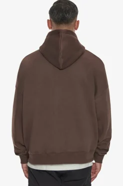 Zipper<Dropsize Heavy Oversize Logo Zip Hoodie Chocolate