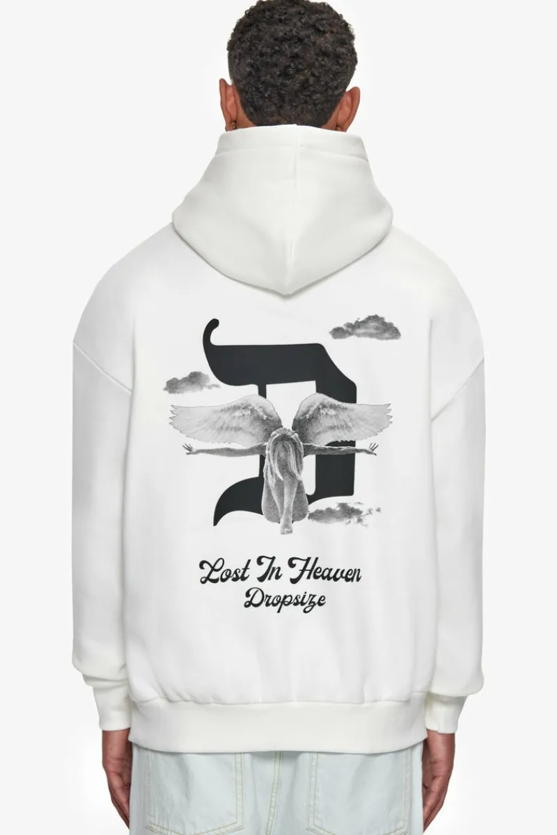 Hoodie<Dropsize Heavy Oversize Lost In Heaven Hoodie Cream White