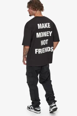 T-Shirt<Dropsize Heavy Oversize ''Make Money'' T-Shirt Black