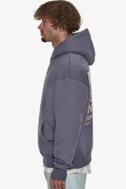 Hoodie<Dropsize Heavy Oversize Members Only Hoodie Blue Granite