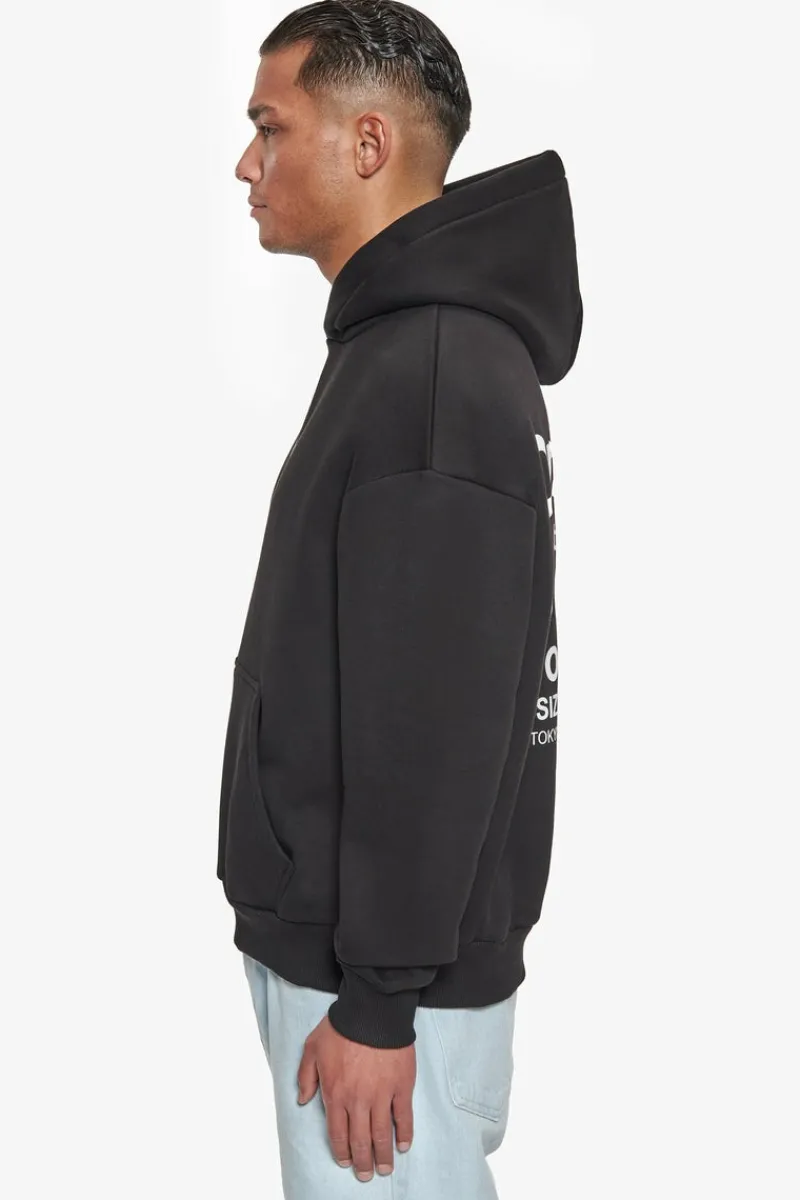Hoodie<Dropsize Heavy Oversize Members Only Hoodie Black