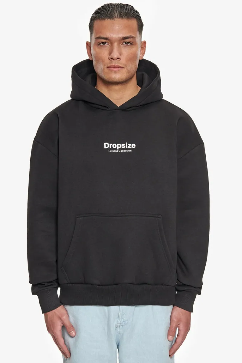Hoodie<Dropsize Heavy Oversize Members Only Hoodie Black