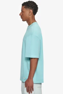 T-Shirt<Dropsize Heavy Oversize Metal Patch Basic T-Shirt Turquoise