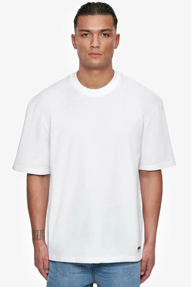 T-Shirt<Dropsize Heavy Oversize Metal Patch T-Shirt White