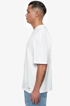 T-Shirt<Dropsize Heavy Oversize Metal Patch T-Shirt White