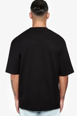 T-Shirt<Dropsize Heavy Oversize Metal Patch T-Shirt Black