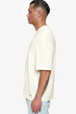 T-Shirt<Dropsize Heavy Oversize Metal Patch T-Shirt Cream