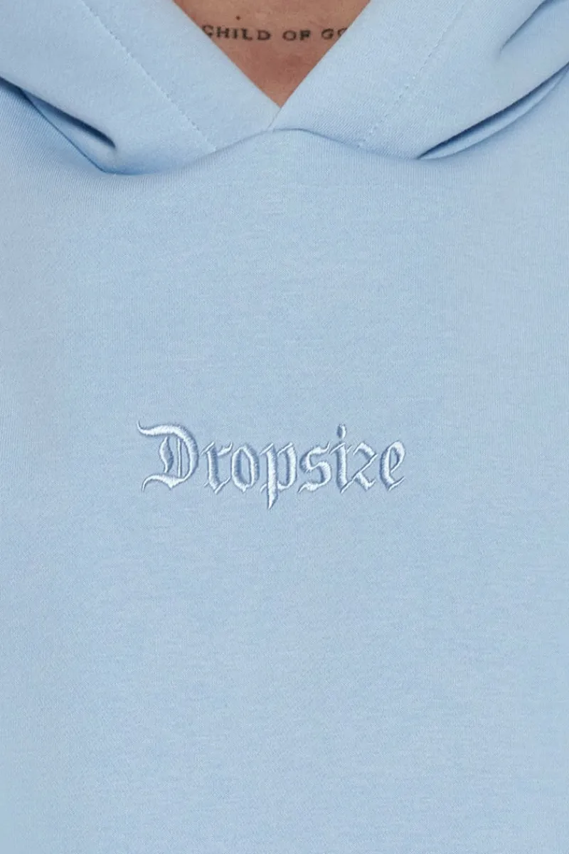 Hoodie<Dropsize Heavy Oversize Middle Embo Hoodie Baby Blue