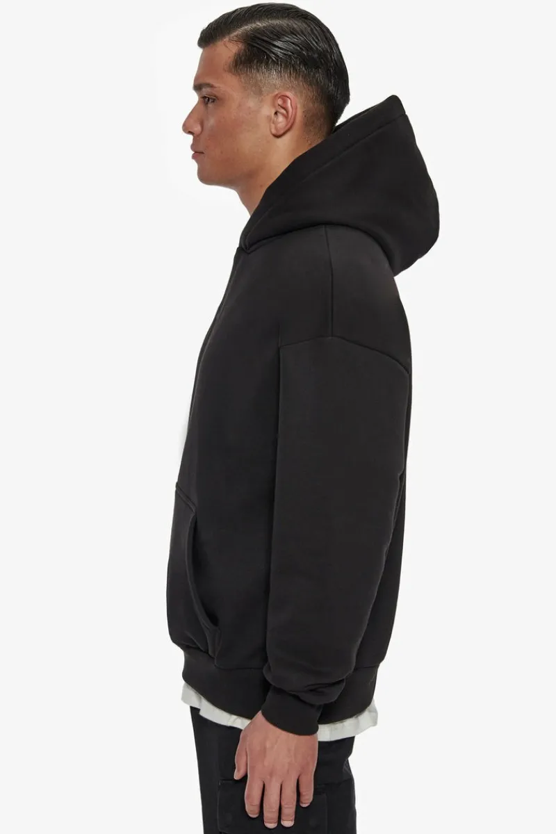 Hoodie<Dropsize Heavy Oversize Middle Embo Hoodie Black