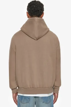 Hoodie<Dropsize Heavy Oversize Mid Hd Hoodie Silver Mink Embossed