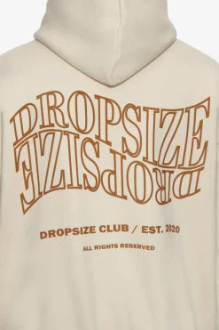 Hoodie<Dropsize Heavy Oversize Mirrored Logo Hoodie Coconut Milk
