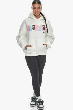 Frauen<Dropsize Heavy Oversize Mixed Colour Puffer Print Cream White